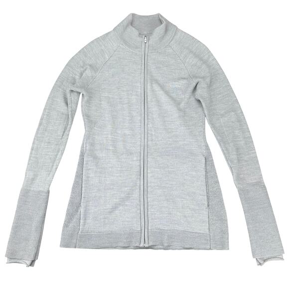 LULULEMON Time To Thrive Jacket Sz 4 Heathered Silver Drop - Picture 5 of 8